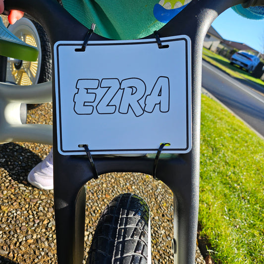 Name Plates- Bike