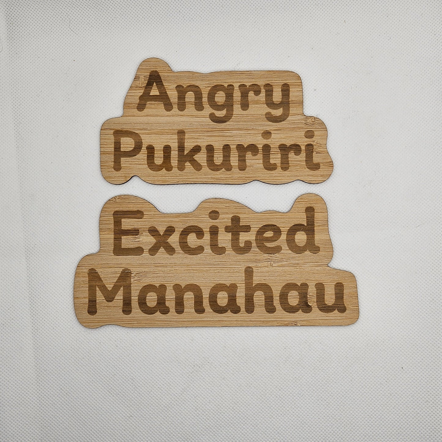 Wooden Emotion Words