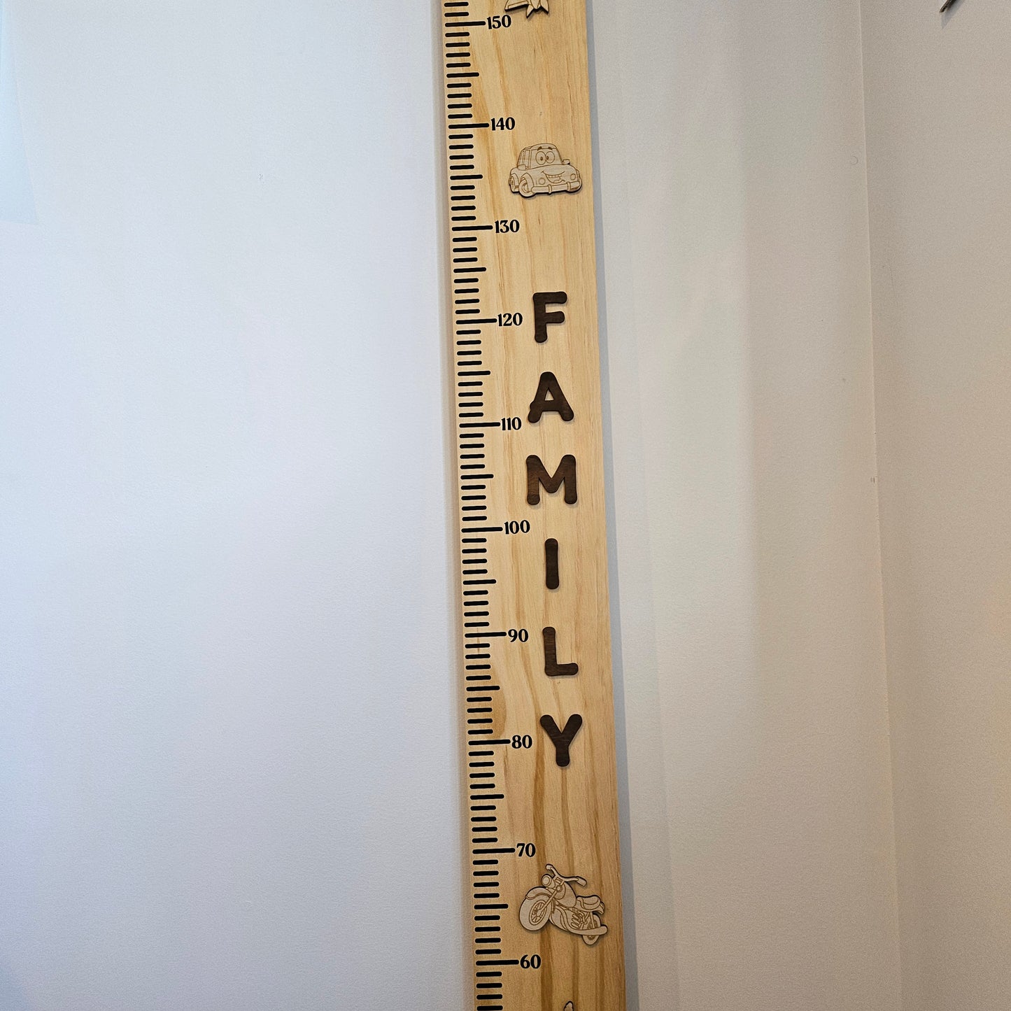 Transport Wooden Height Chart