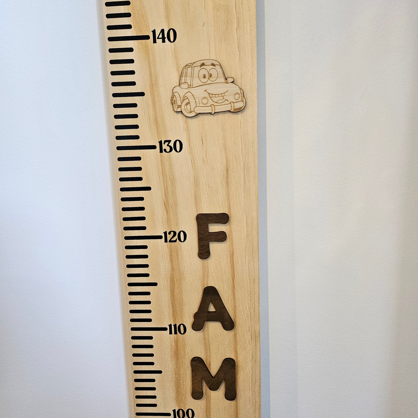 Transport Wooden Height Chart