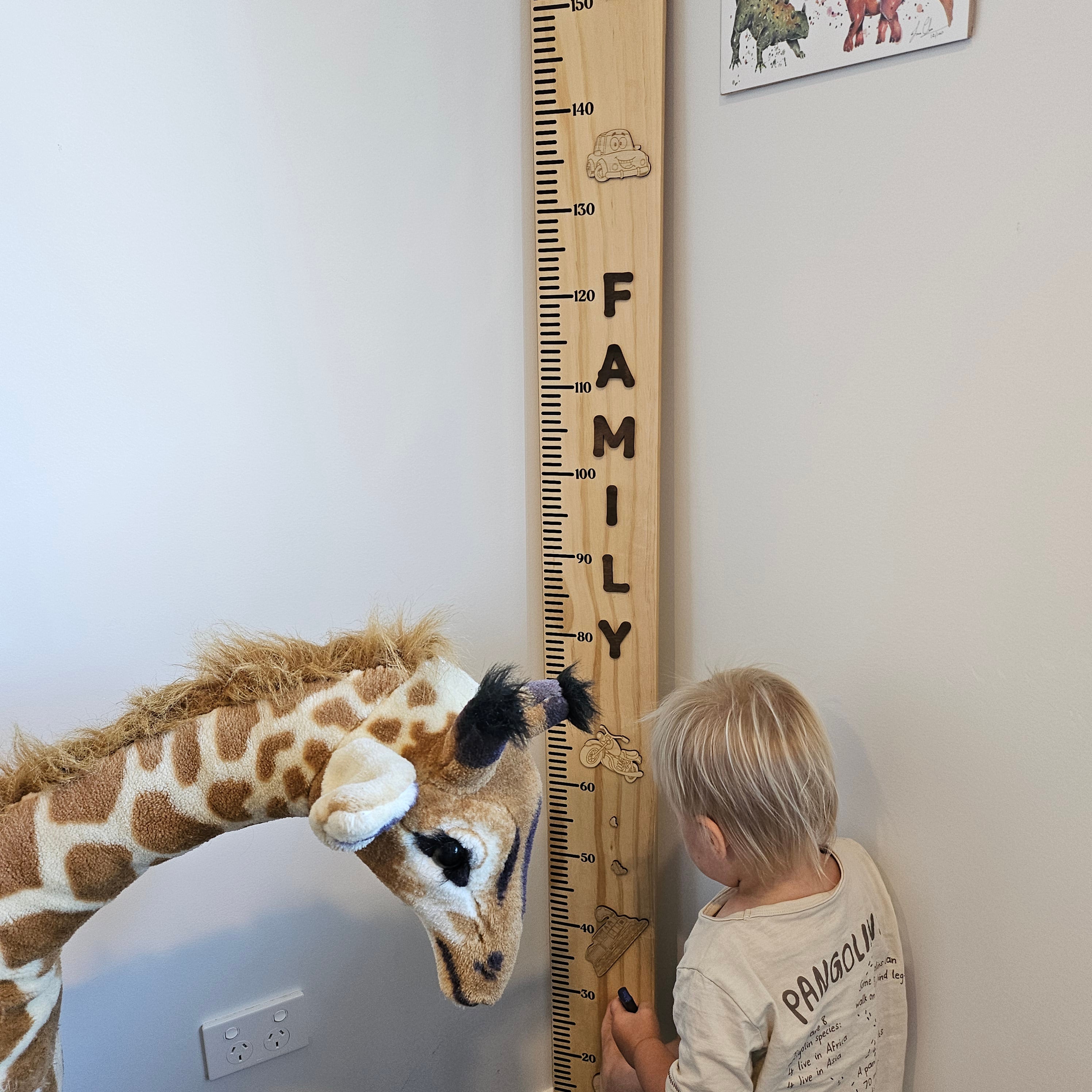 Grade R Height Transport Wooden Height Chart – Muddle NZ
