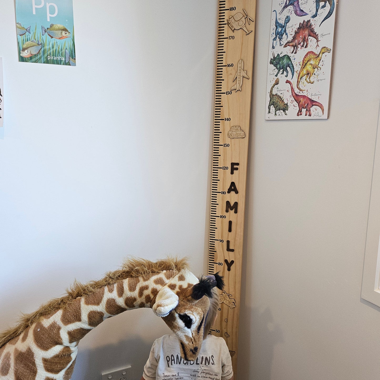 Transport Wooden Height Chart