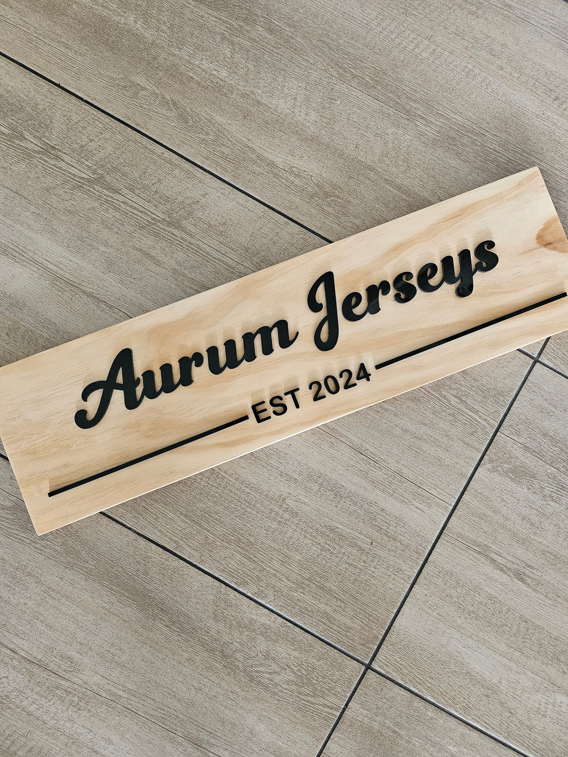 Custom Name Sign – Muddle NZ