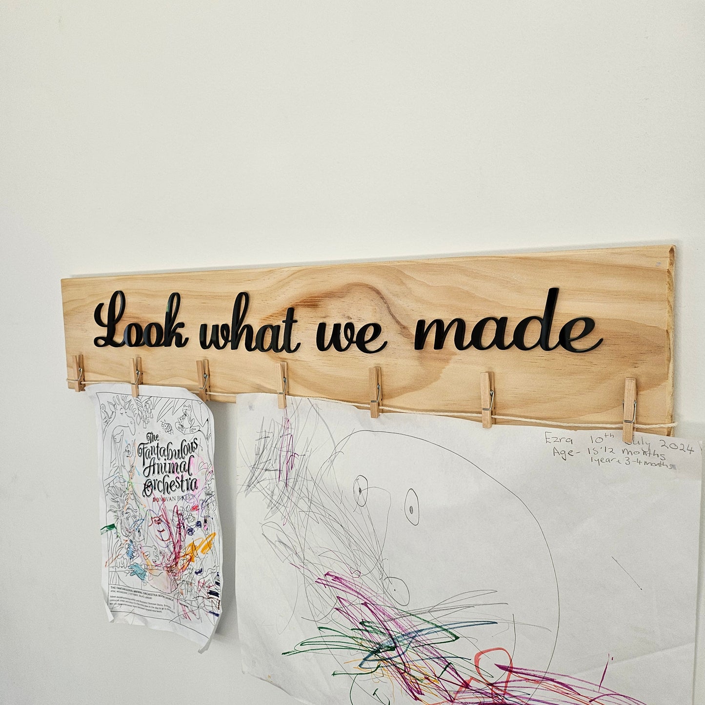 Look What I / We Made Sign