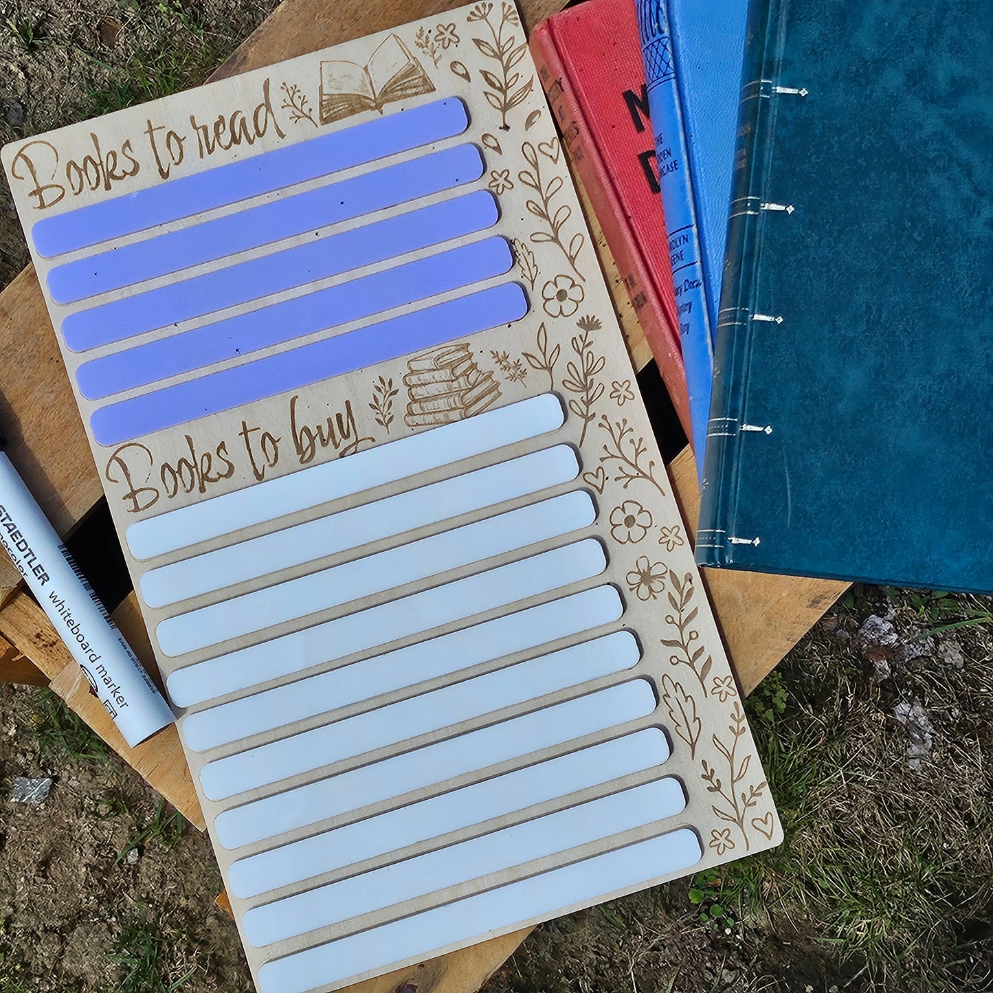 Wooden Magnetic Books List