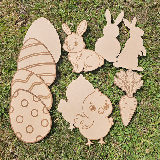 Easter MDF Shapes