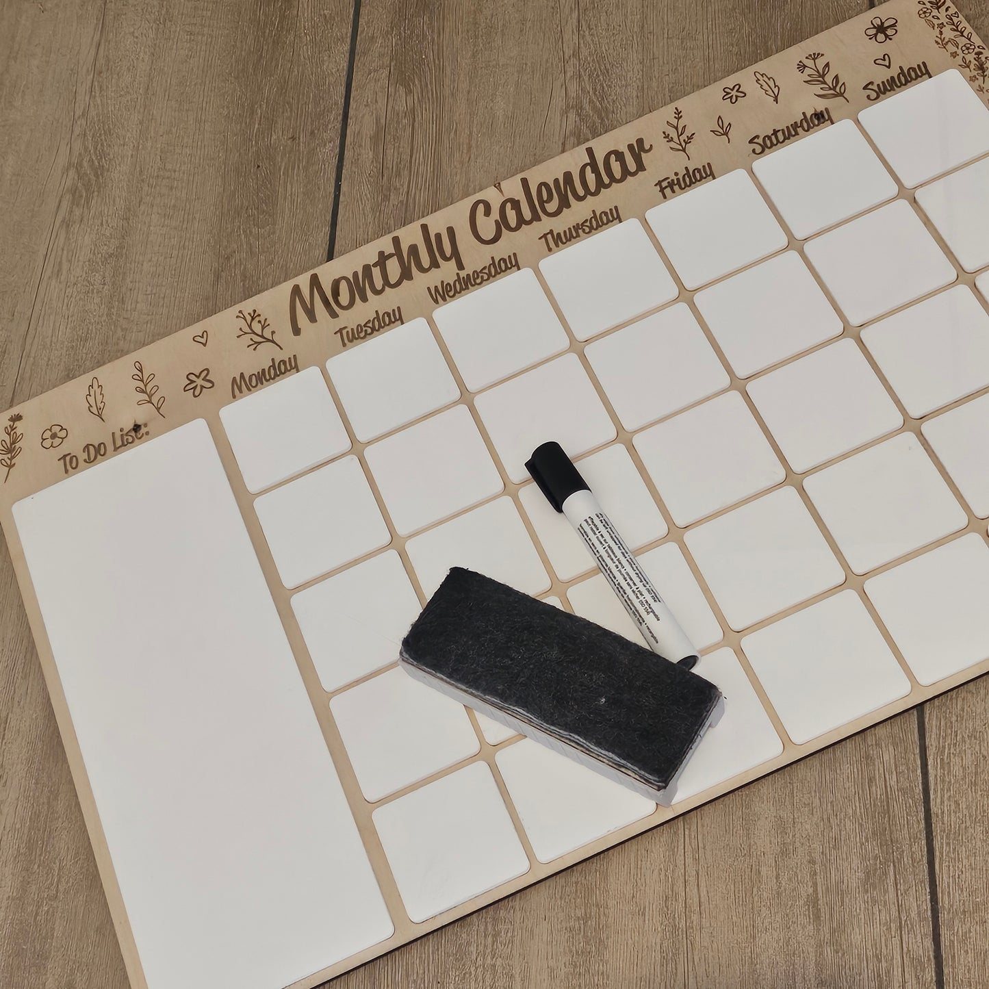 Monthly Calendar- Floral