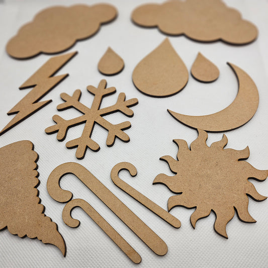 Weather MDF Shape Set