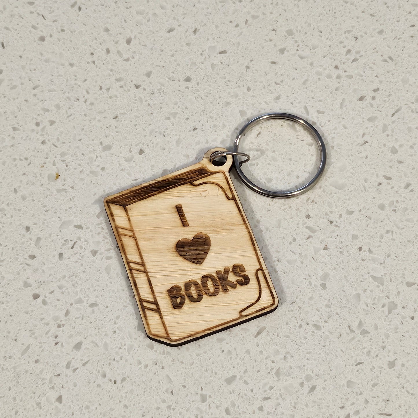 Assorted Wooden Keyrings