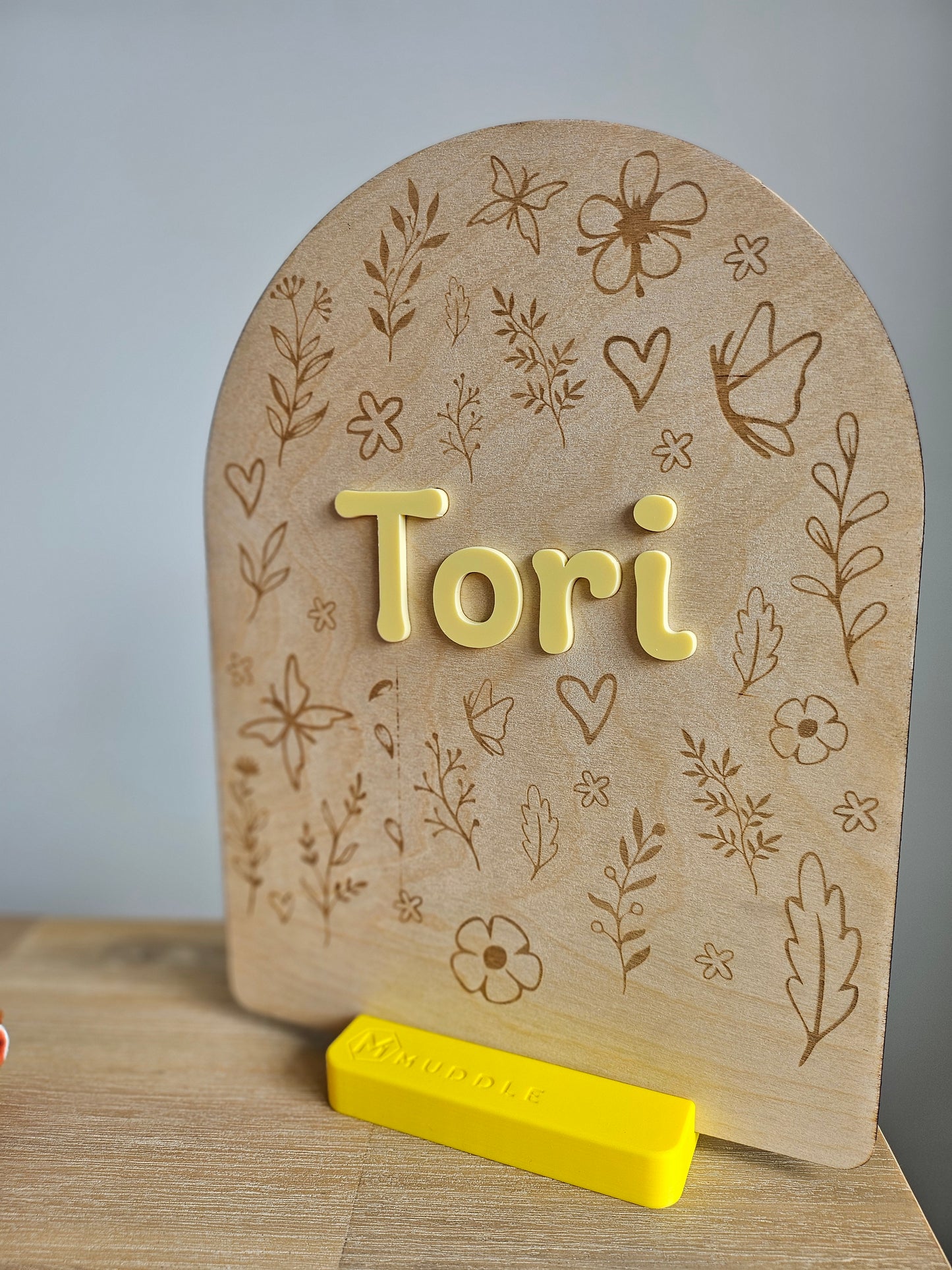 Personalised Baby/Birth Plaque