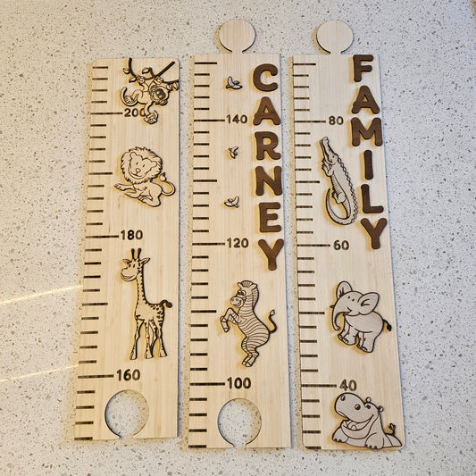 Jungle Puzzle Height Chart