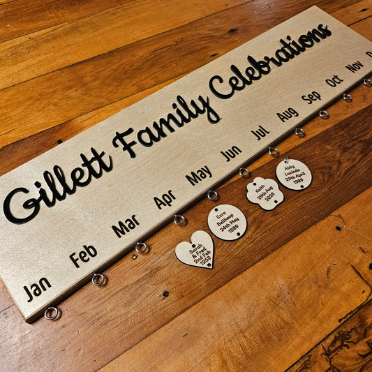 Birthday Calendar