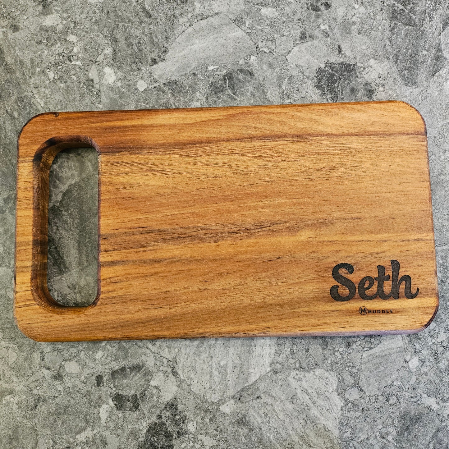 Children's Wooden Chopping Board and Knife