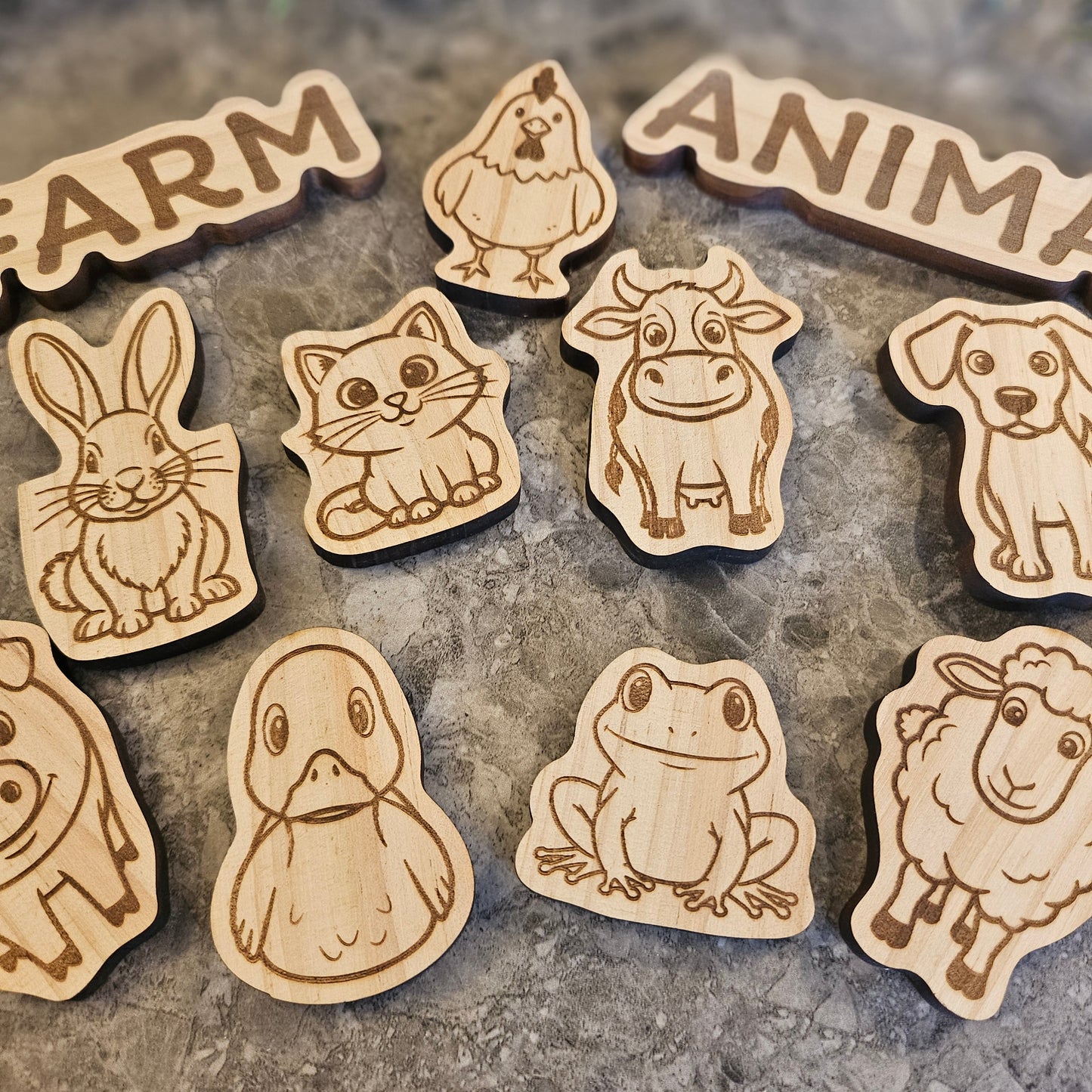 Farm Animal Wooden and Fabric Puzzle