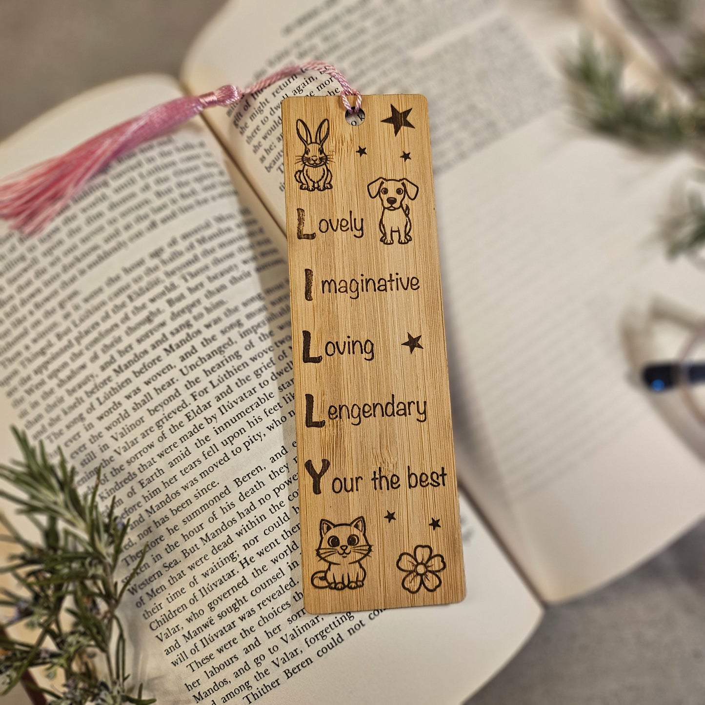 Personalised Bookmark