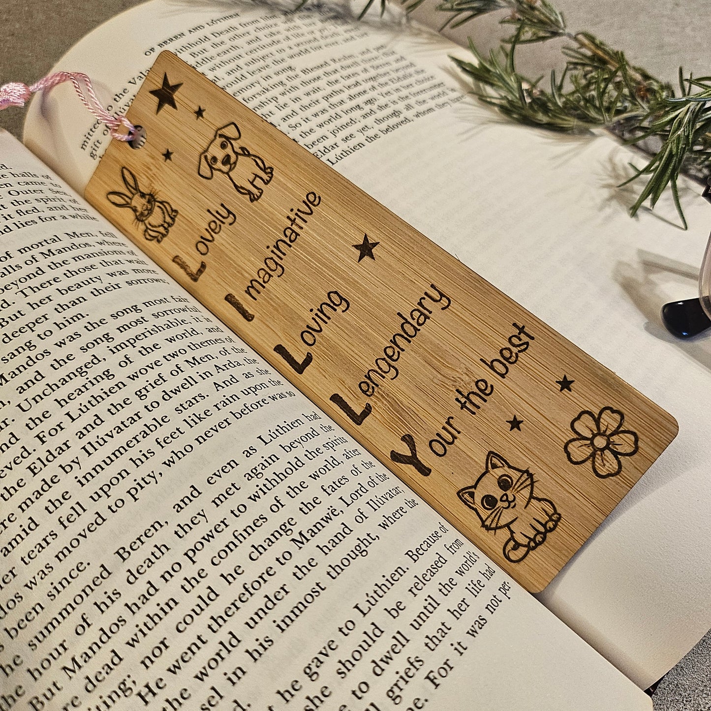 Personalised Bookmark