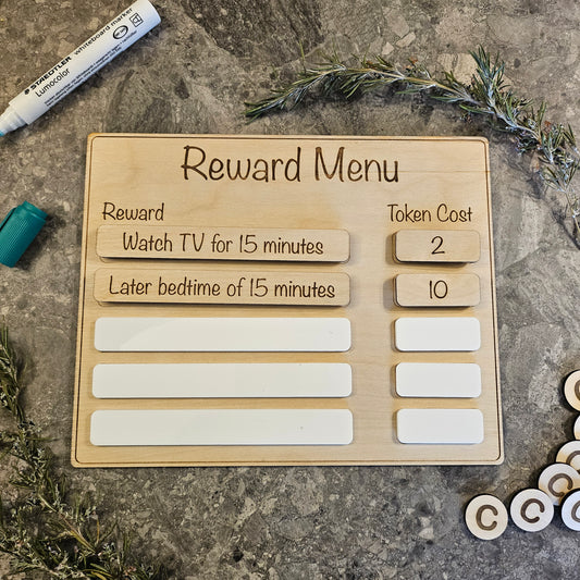 Reward Menu