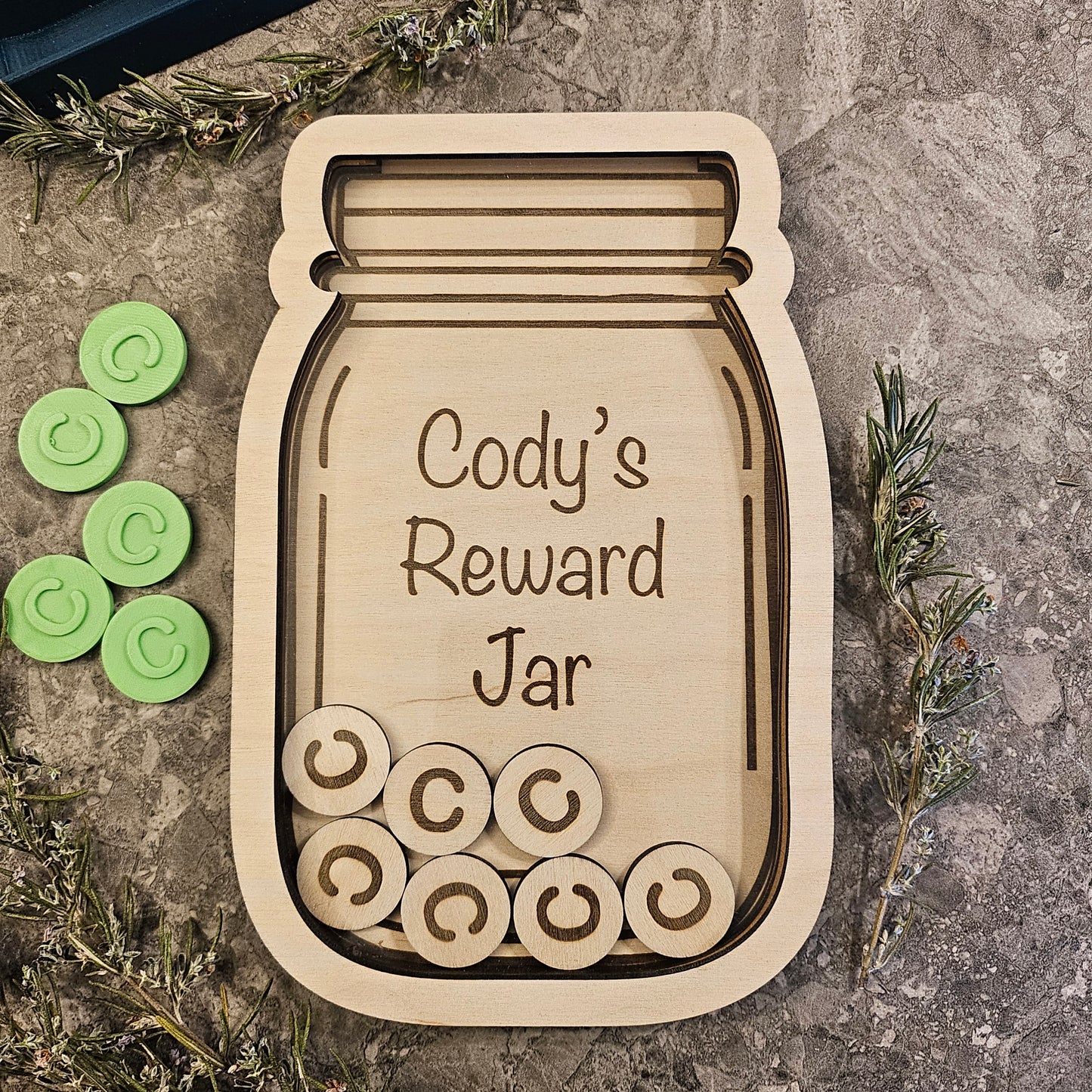 Reward Jar, Menu and Chore Chart Set
