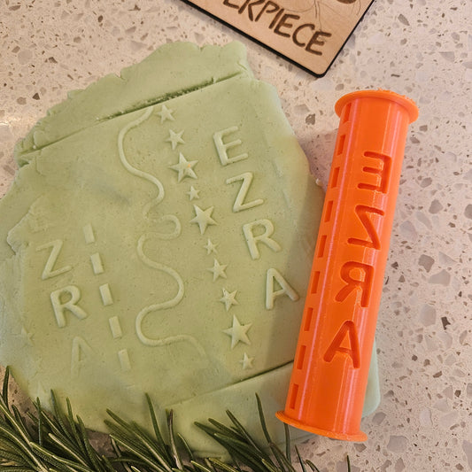 Personalised Playdough/Cookie Roller