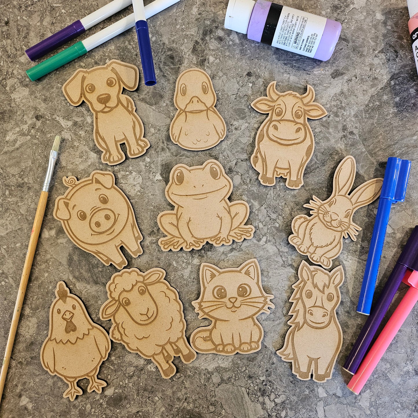 Farm Animal Shapes