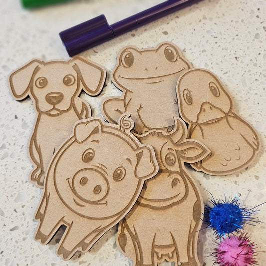 Farm Animal Shapes