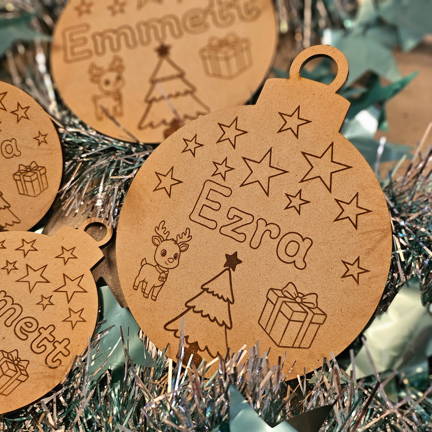 Personalised DIY Bauble Christmas Decoration