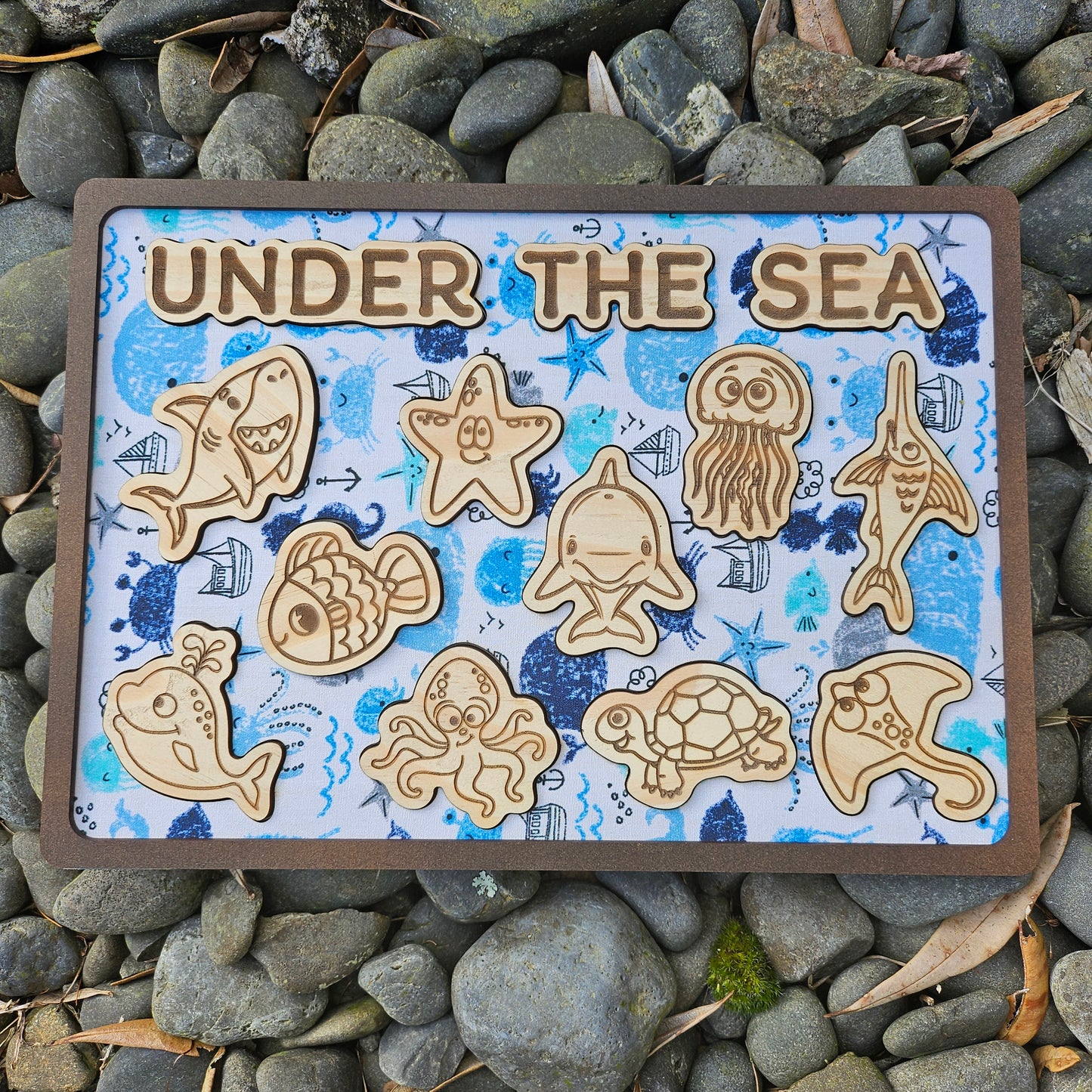 Under the Sea Wooden and Fabric Puzzle