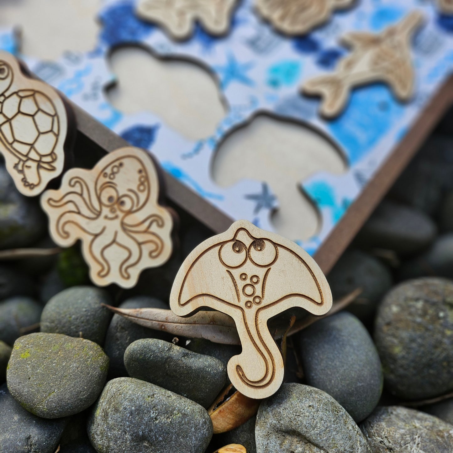 Under the Sea Wooden and Fabric Puzzle