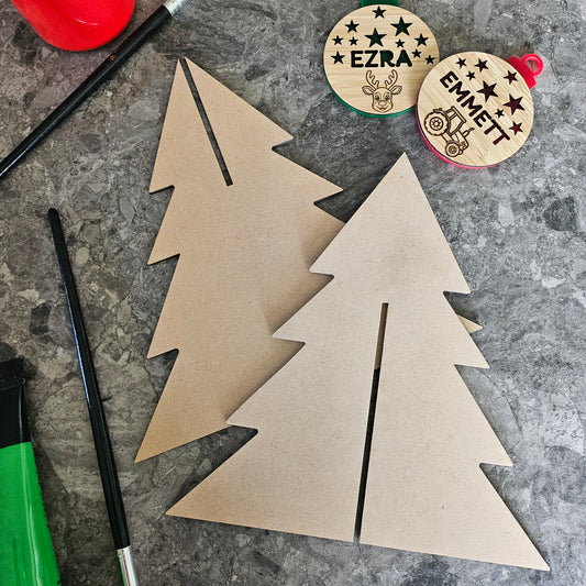 Wooden DIY Christmas Tree