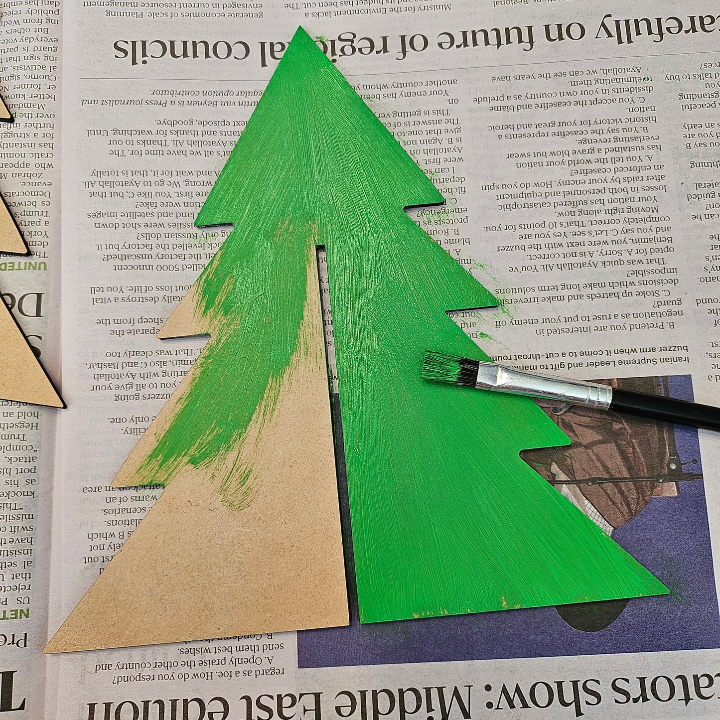 Wooden DIY Christmas Tree
