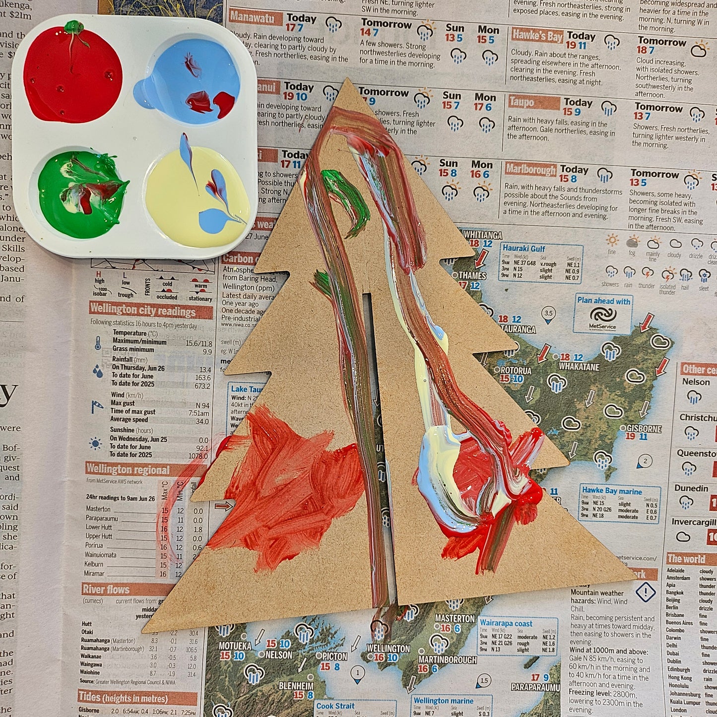 Wooden DIY Christmas Tree