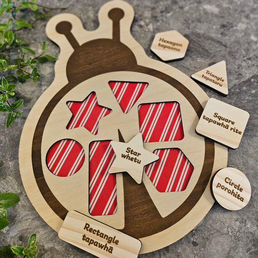 Ladybug Wooden Shape Puzzle