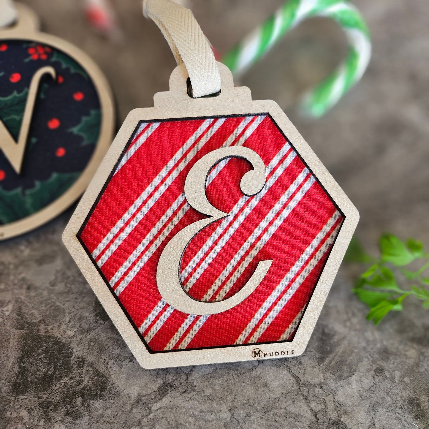 Personalised Fabric Christmas Ornaments