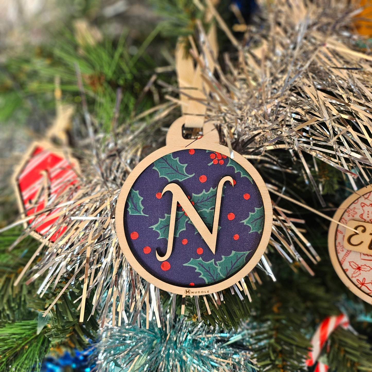 Personalised Fabric Christmas Ornaments