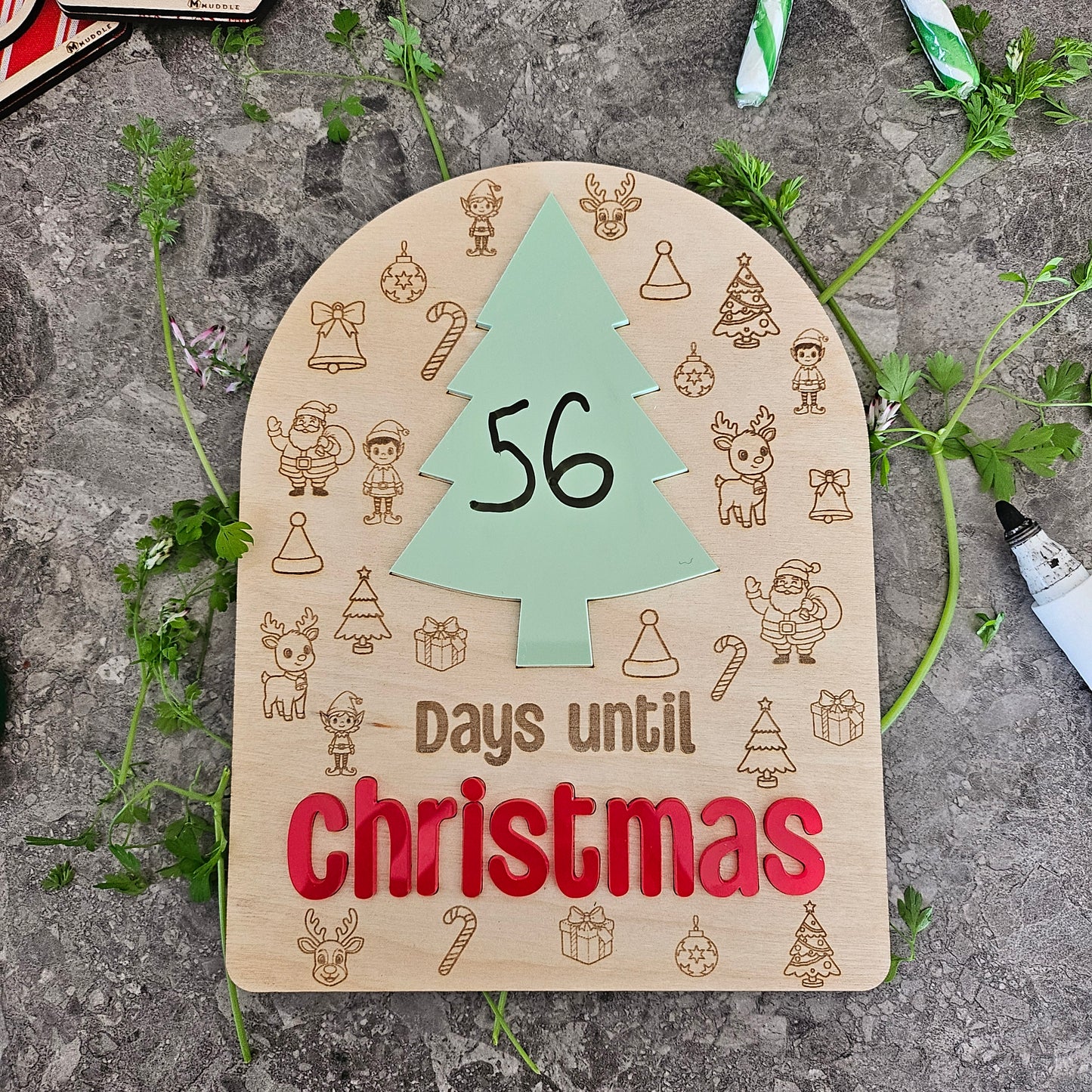 Christmas Countdown Board