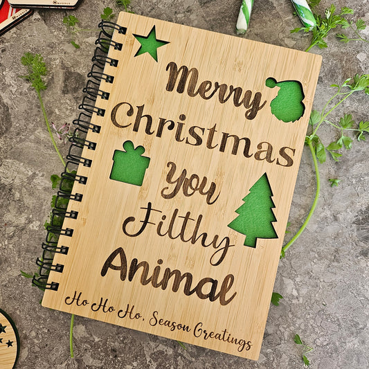 Filthy Animal Notebook and Pencil