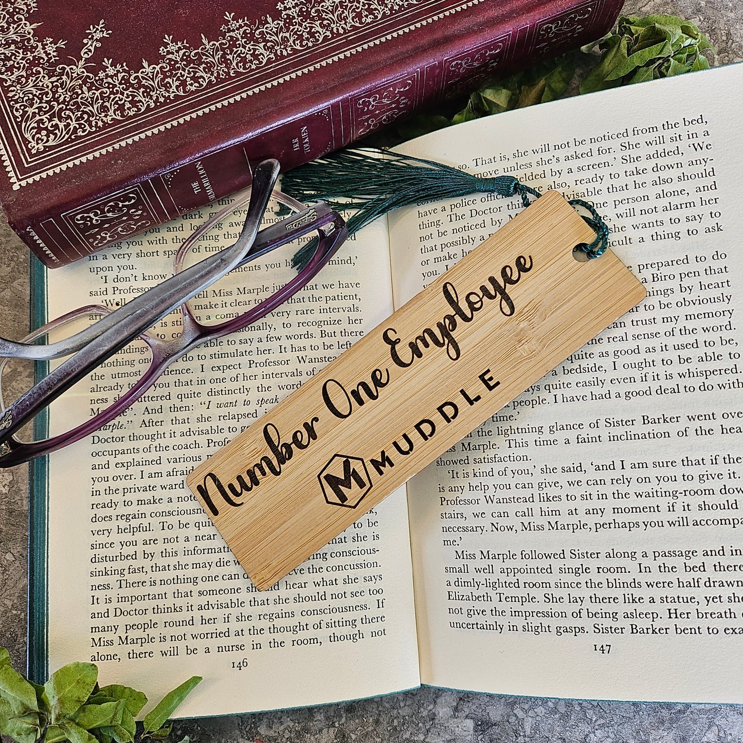 Custom Business Wooden Bookmark