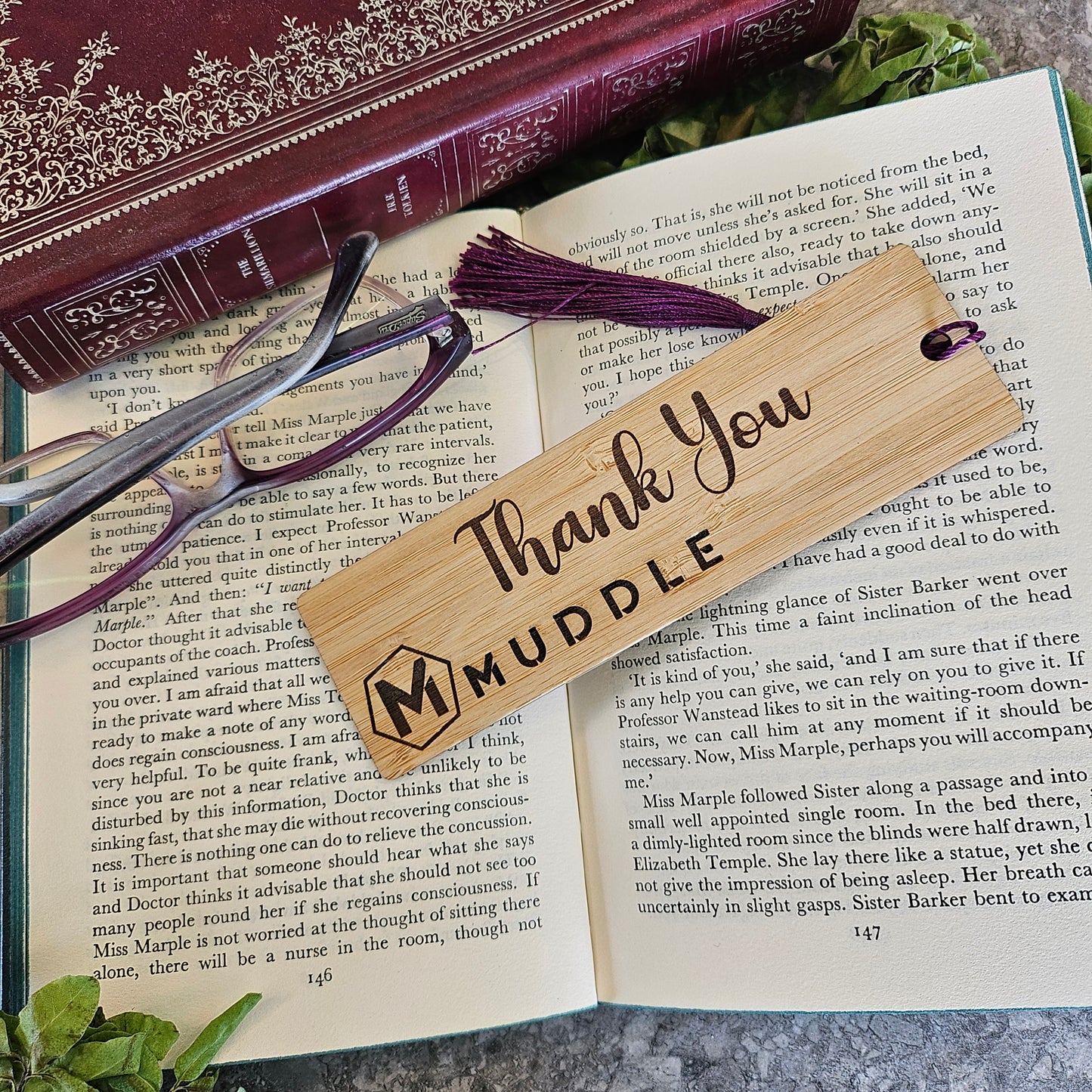 Custom Business Wooden Bookmark