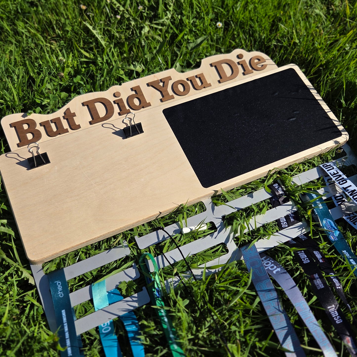 Customisable Saying Medal Hanger