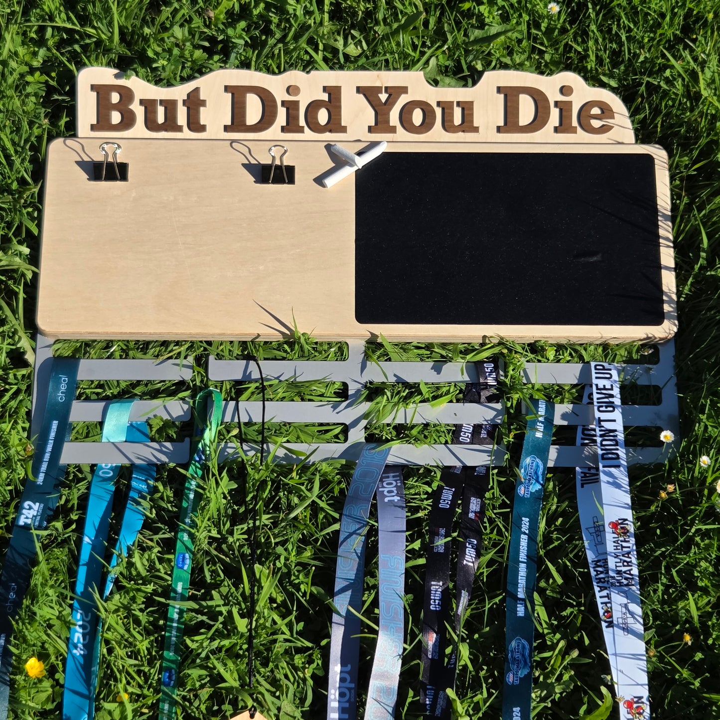 Customisable Saying Medal Hanger