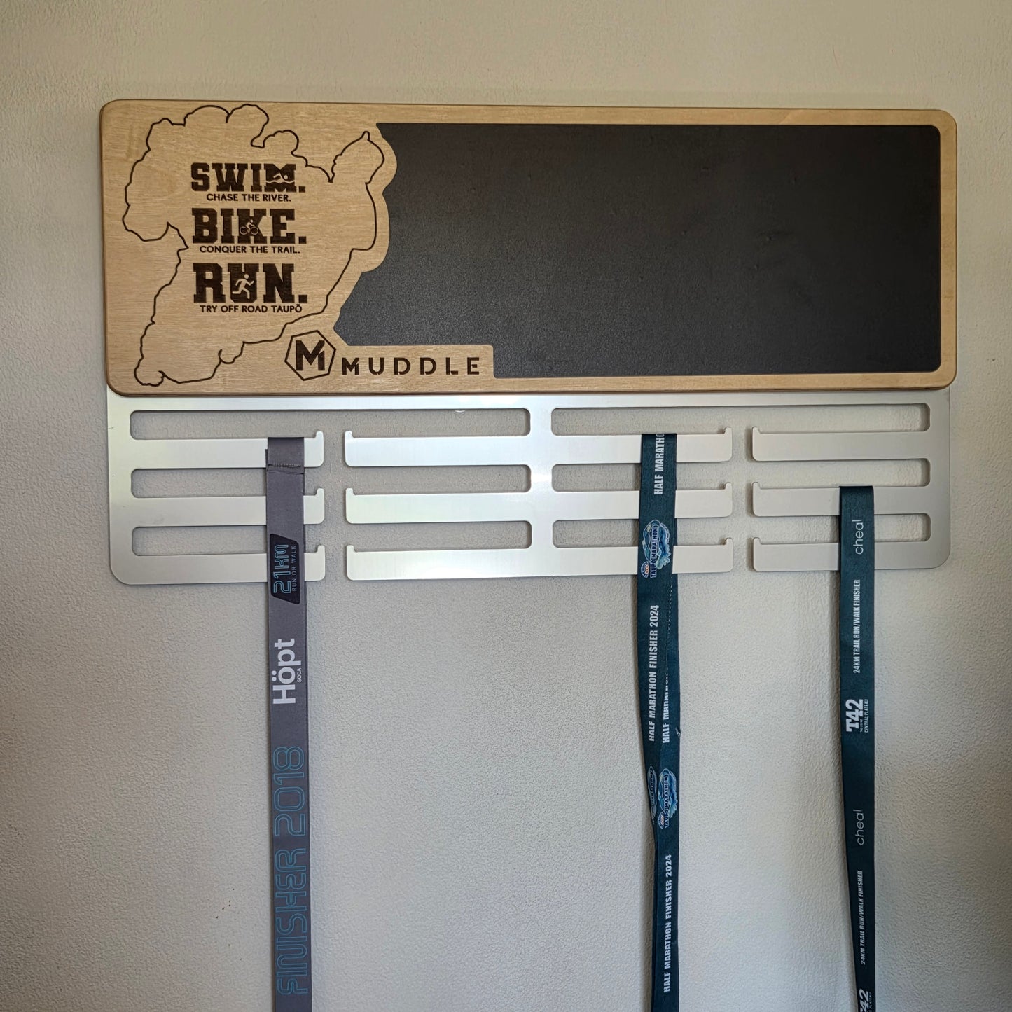 Wooden Customisable Medal Hanger