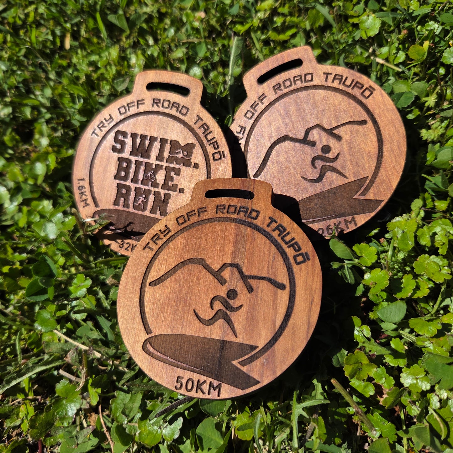 Customisable Rimu Medals