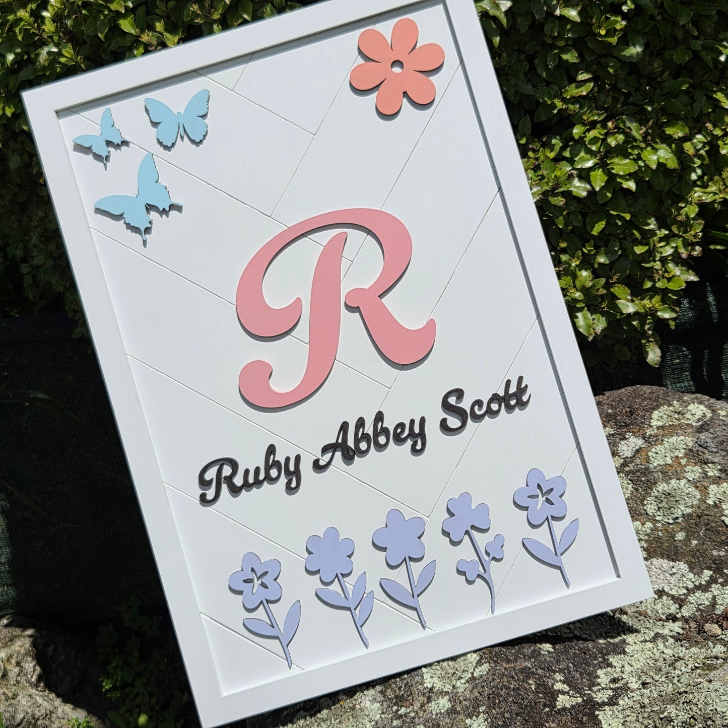 Flowers Name Sign