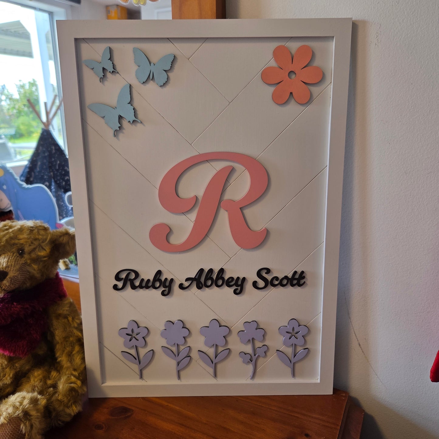 Flowers Name Sign