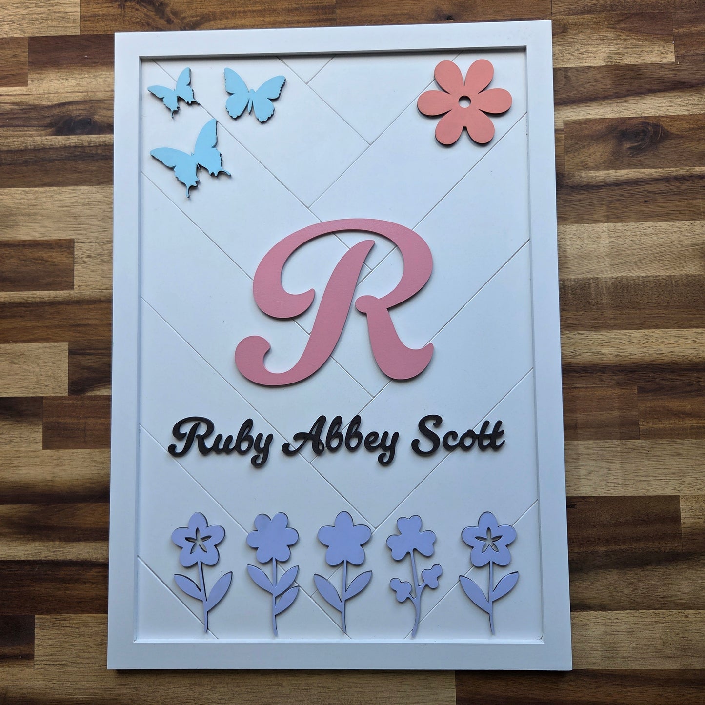 Flowers Name Sign