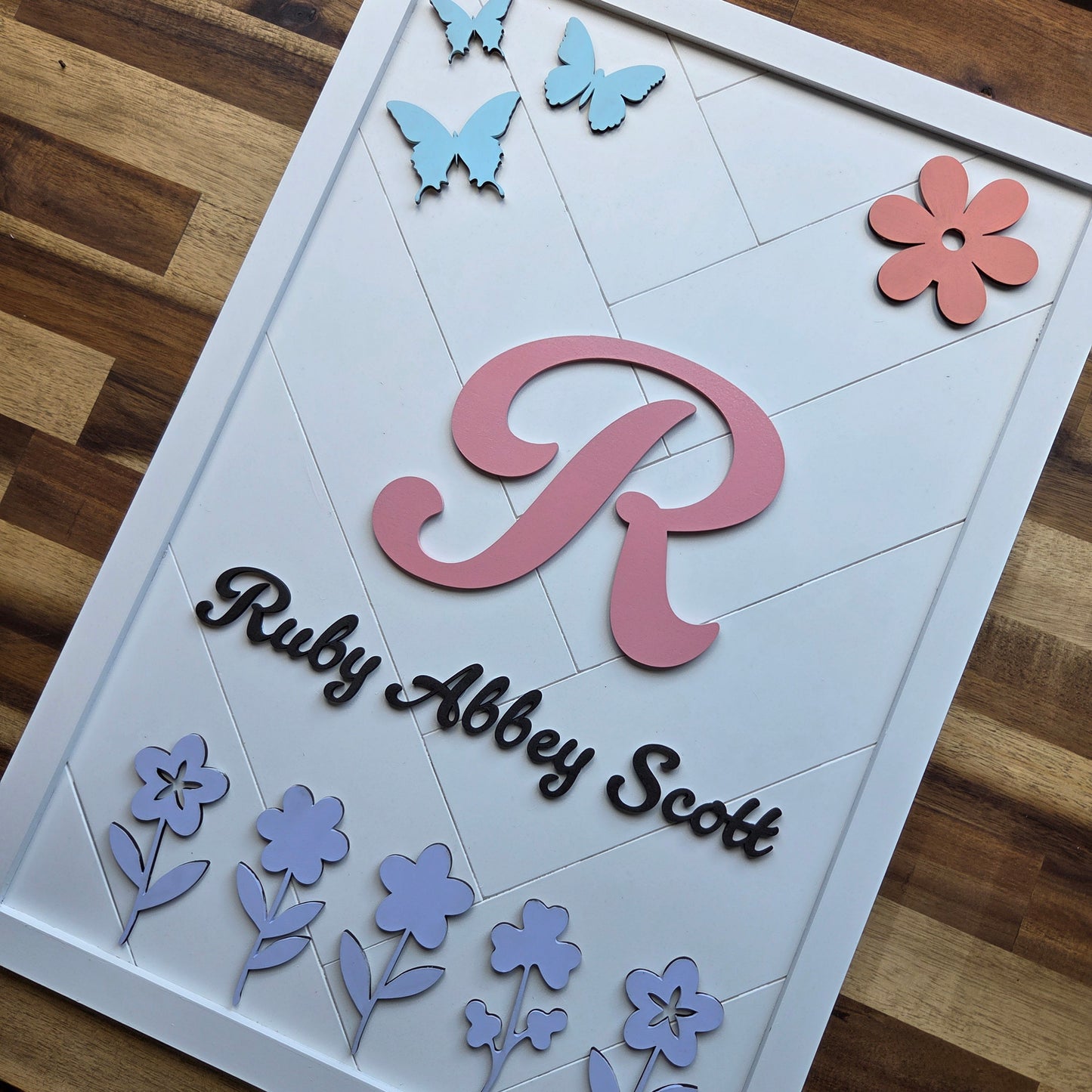 Flowers Name Sign