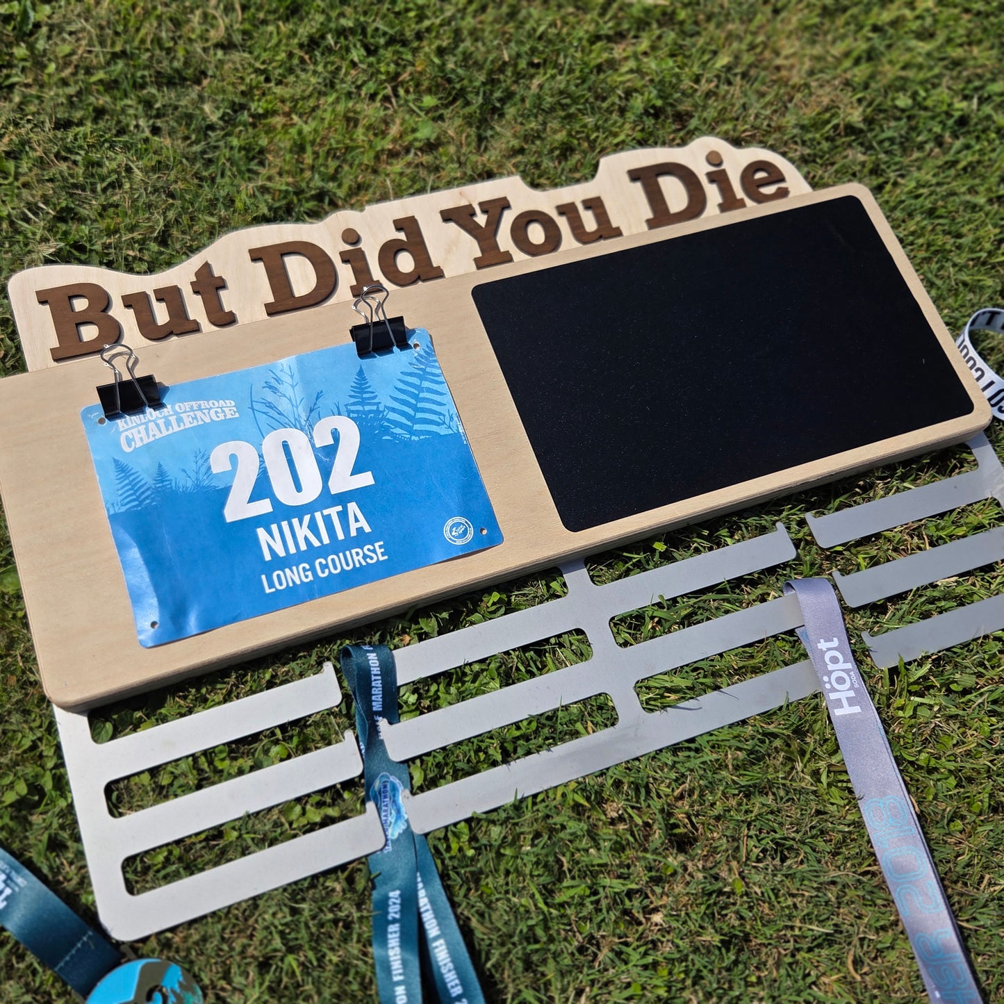 Customisable Saying Medal Hanger