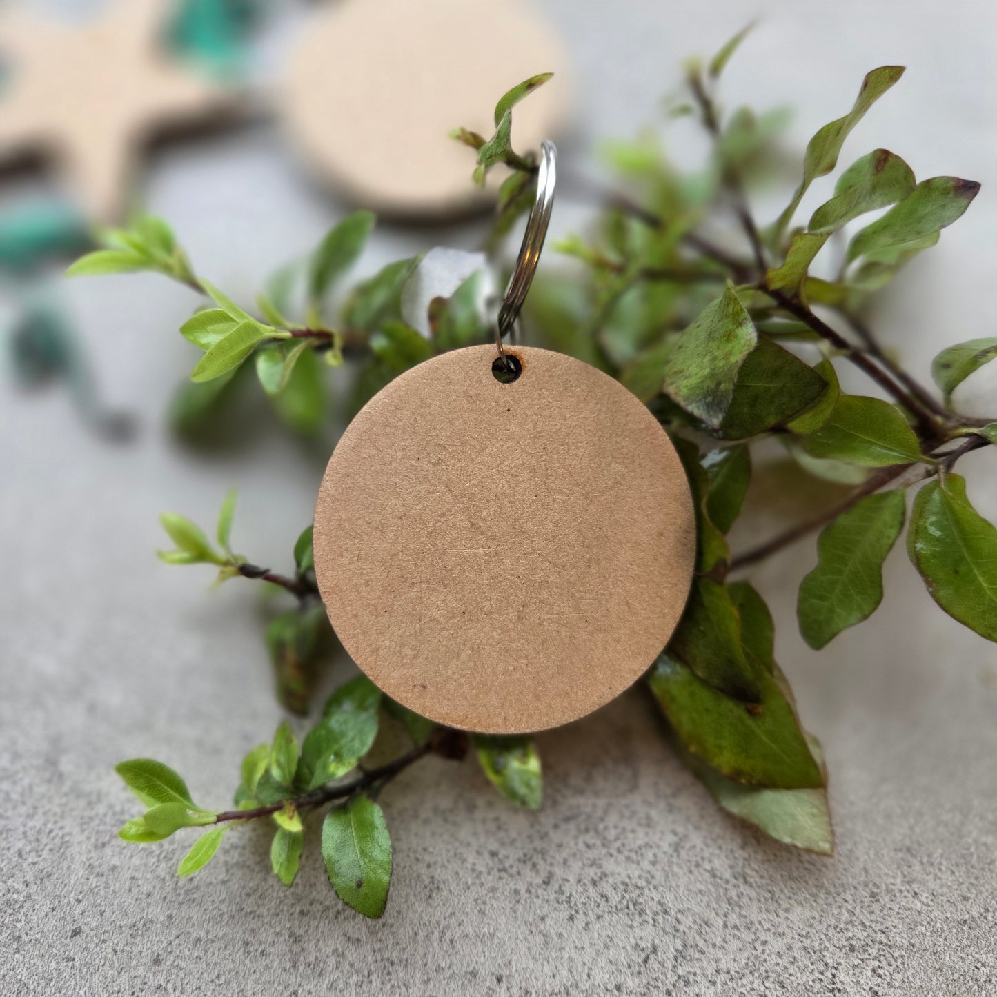 Blank Keyring Shapes