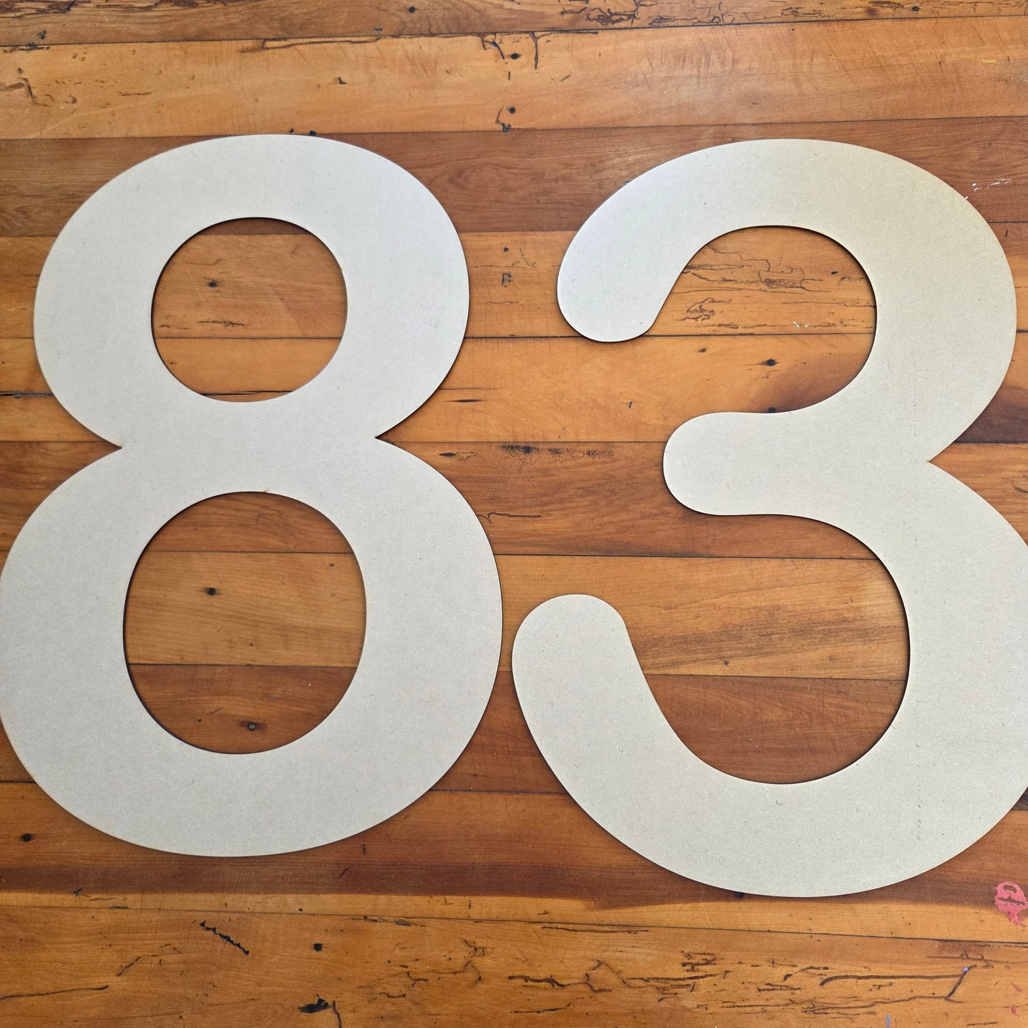 Wooden Numbers