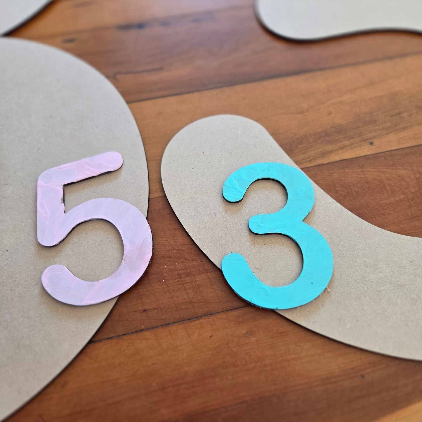 Wooden Numbers